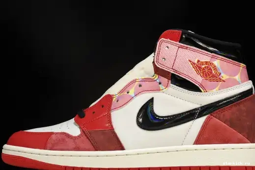 Spider-Man Retro OG 1 DV1748-601 the Spider-Verse Across High Jordan 0530